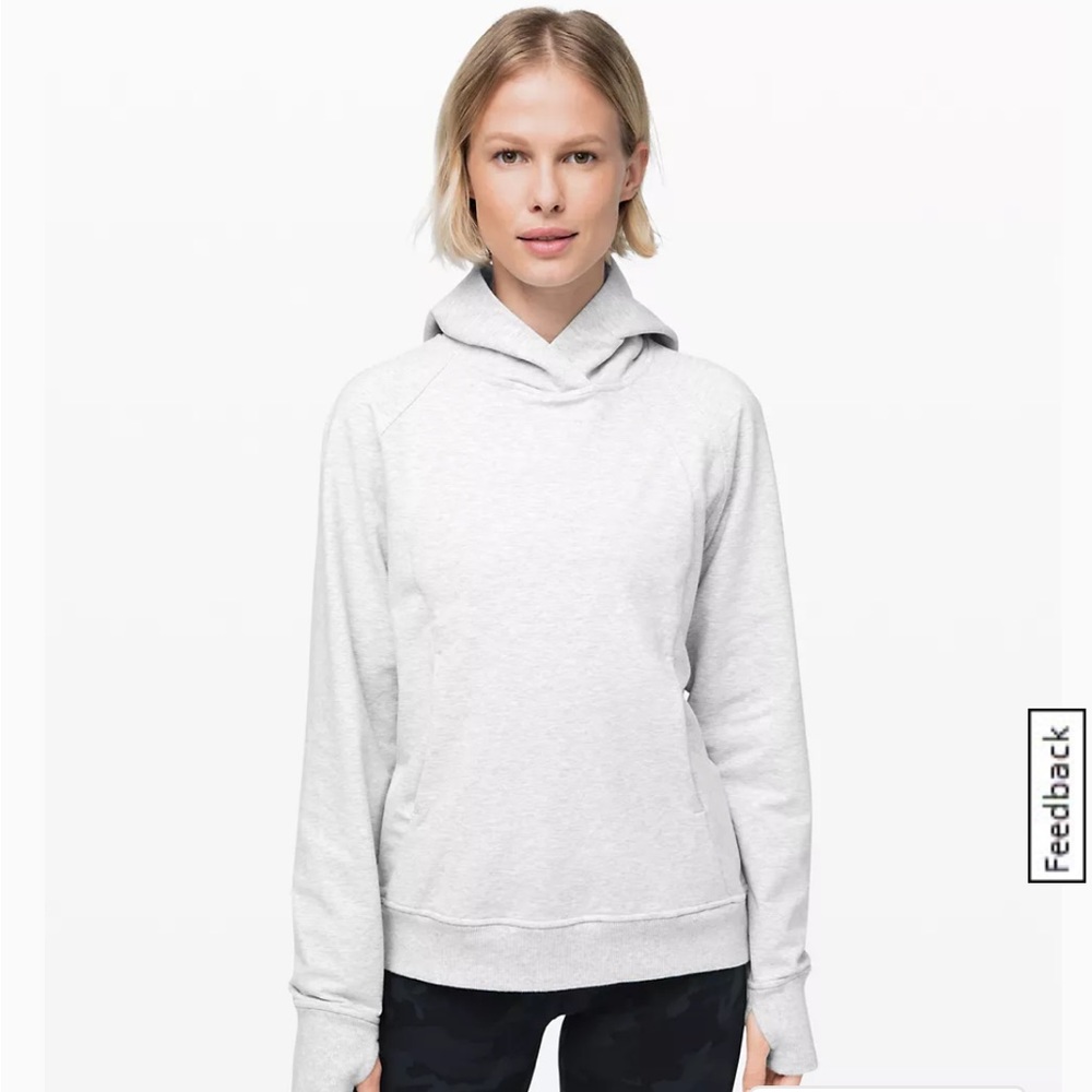 Lululemon Heathered core ultra lite scuba pullover hoodie